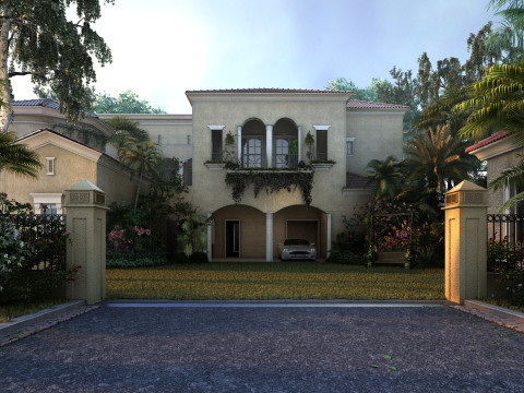 Villa Modèle 3D