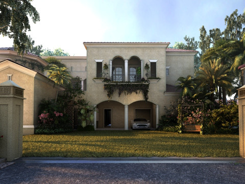 Villa Modello 3D