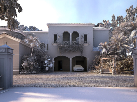 Villa Modello 3D