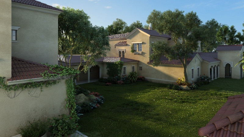 Villa 3Dモデル .c4d .max .obj .3ds .fbx .stl .blend 