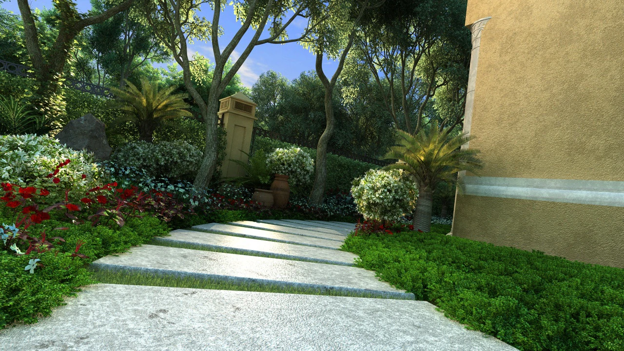 Villa 3D Model .c4d .max .obj .3ds .fbx .stl .blend 