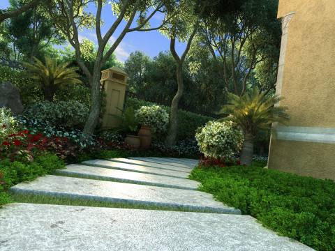 Villa 3D Model