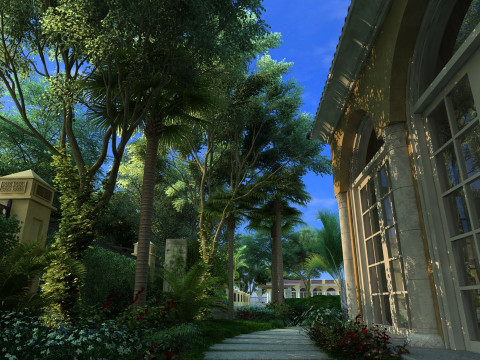 Villa 3D 모델