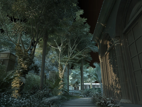 Villa 3D 모델