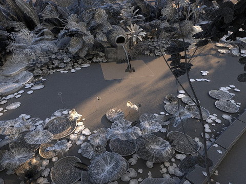 Courtyard 3D Model