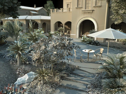Villa 3D Model