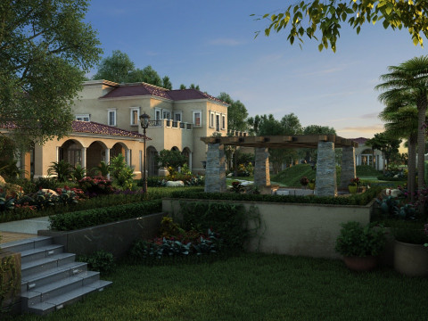 Villa Modèle 3D