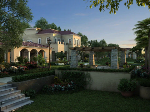Villa 3D Model