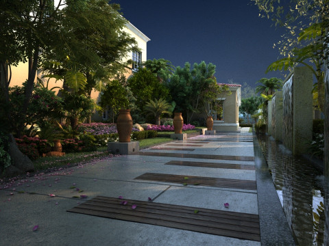 Villa 3D Model