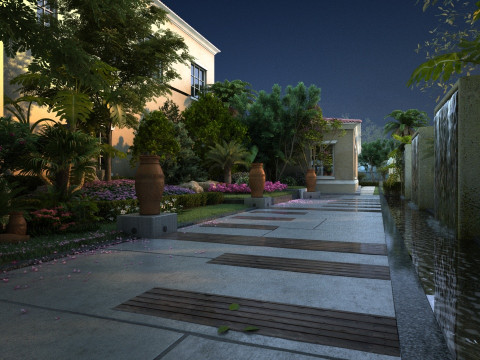 Villa 3D Modell