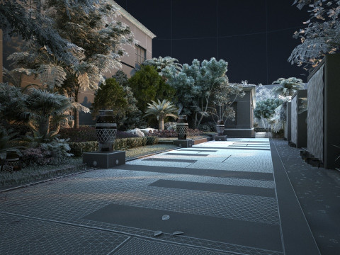Villa 3D Modell
