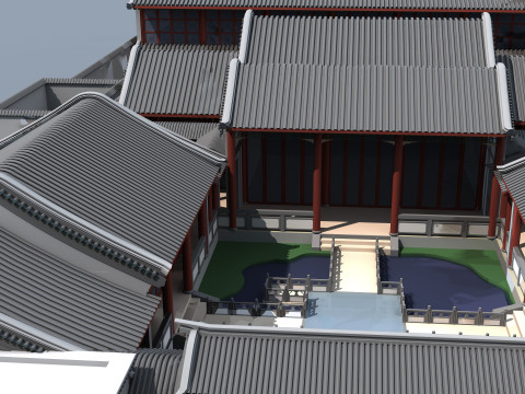 Ancient building Modello 3D