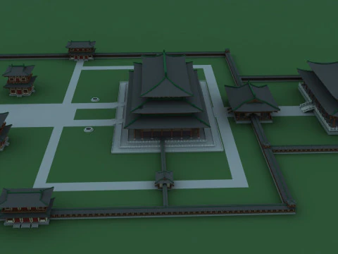 Ancient building 3D Model
