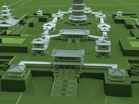 Ancient building 3D Model
