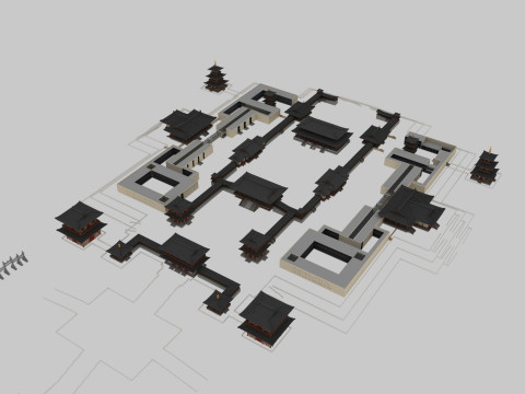 Ancient building Modelo 3D