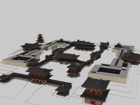 Ancient building 3Dモデル