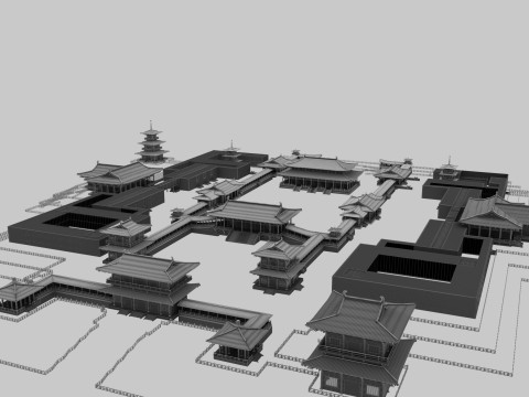 Ancient building 3Dモデル