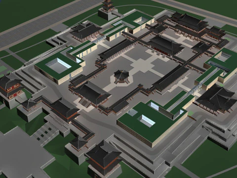 Ancient building 3D Model
