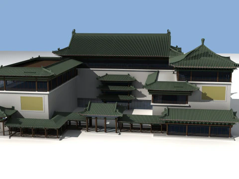 Edif&iacute;cio antigo Modelo 3D