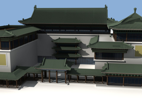 Ancient building Modello 3D
