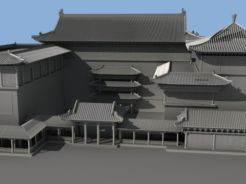Ancient building Modello 3D