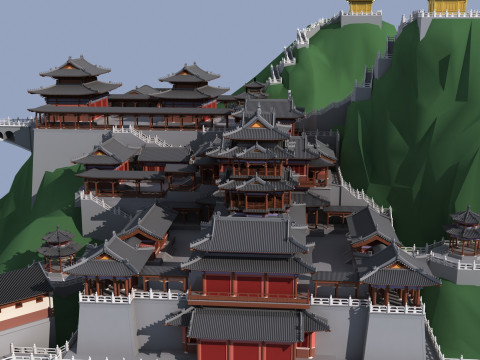 Ancient building 3D Model