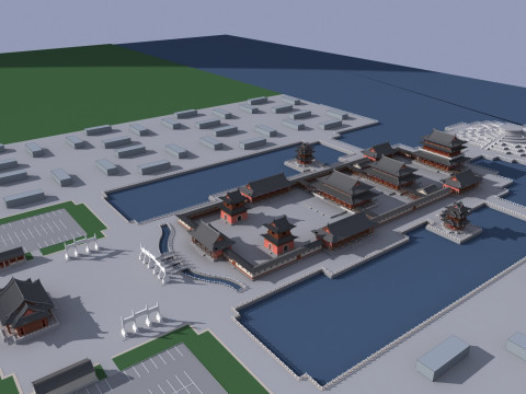 Ancient building 3D 모델