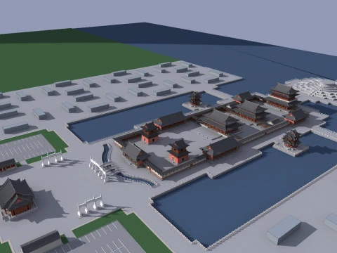 Ancient building 3D Model