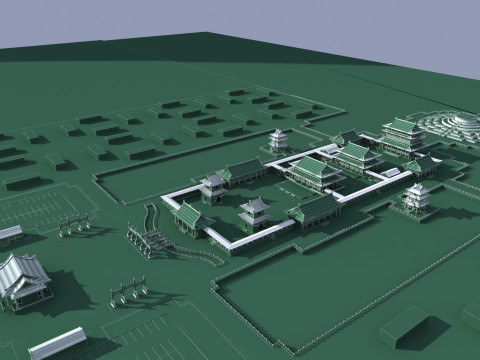 Ancient building 3D 모델