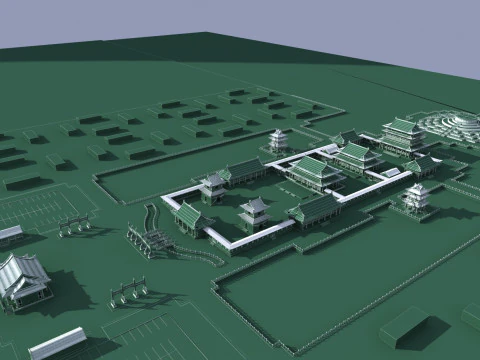Ancient building 3D Model