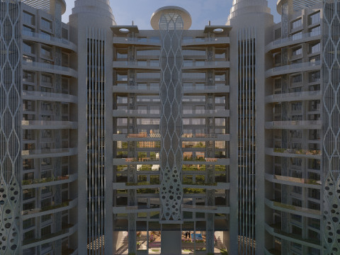 Urban building 3Dモデル