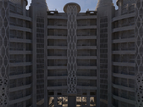 Urban building 3Dモデル
