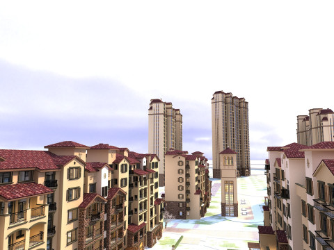 Urban building 3D Model