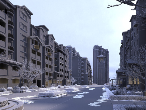 Urban building 3D Model