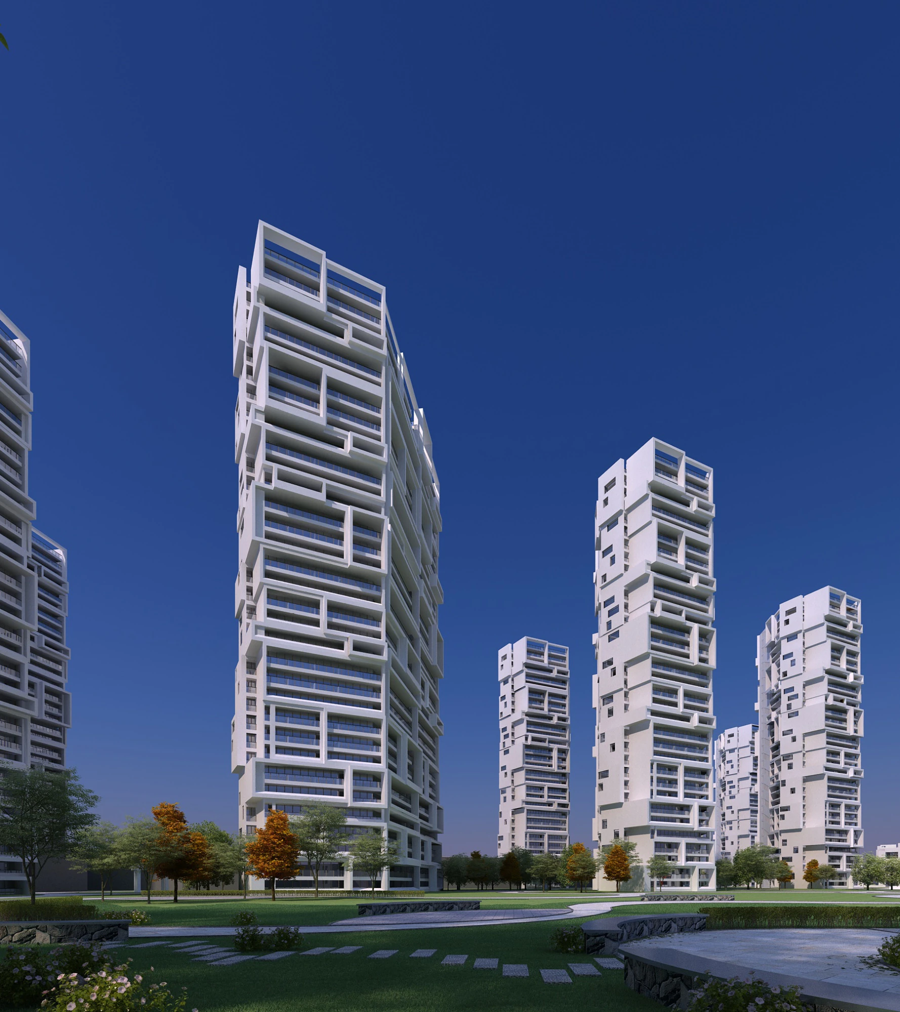 Urban building 3D Model .c4d .max .obj .3ds .fbx .stl .blend 