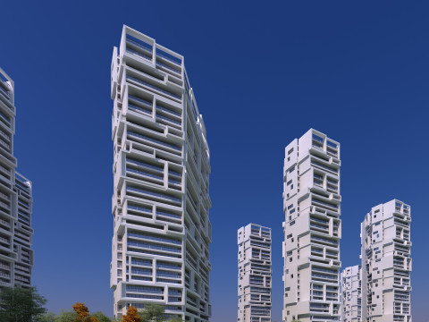 Urban building 3D-Modell