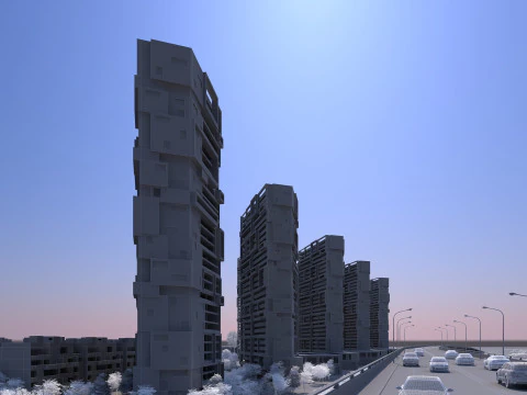 Urban building 3D Model