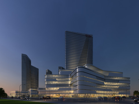 Urban building 3D-Modell