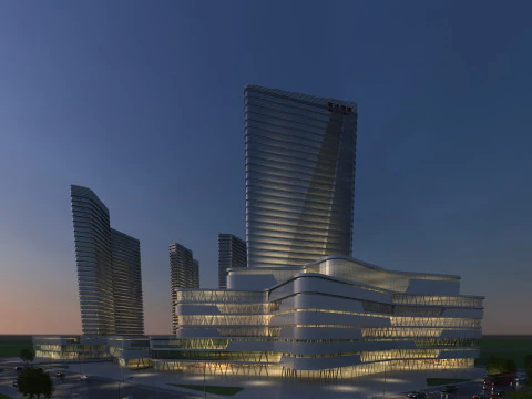 Urban building 3D Model
