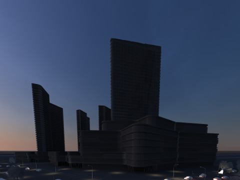 Urban building 3D 모델