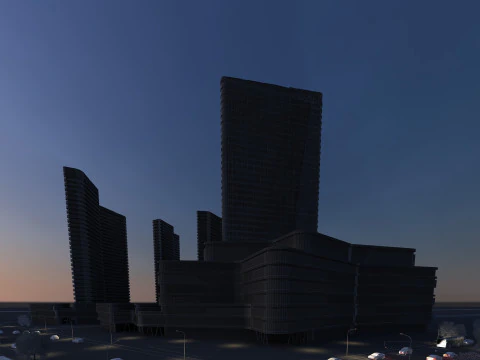 Urban building 3D Model