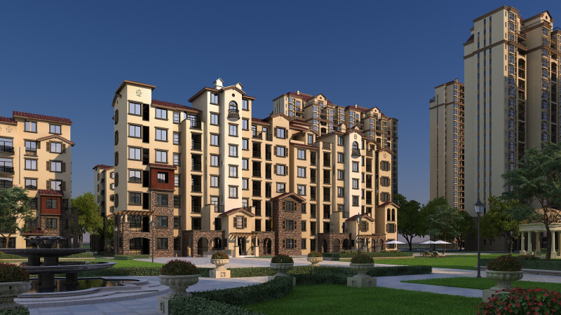 Urban building Model 3D .c4d .max .obj .3ds .fbx .stl .blend 