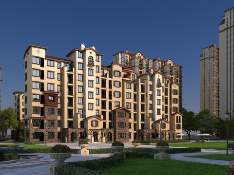 Urban building 3D Model