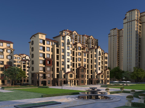 Urban building Model 3D