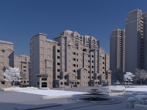 Urban building Model 3D