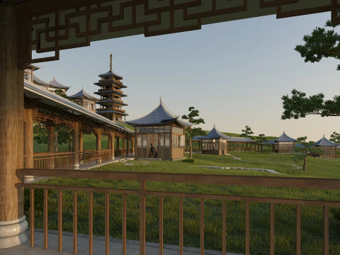 도시 건물 3D 모델