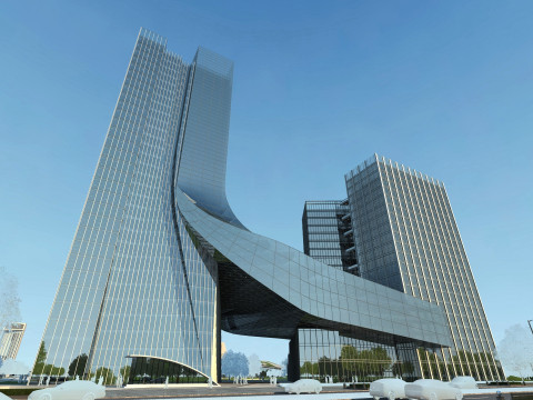 Urban building Modèle 3D