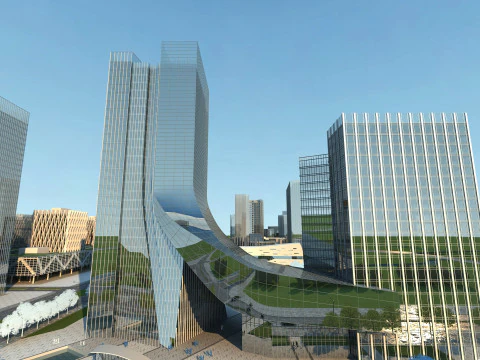 Urban building 3D Model