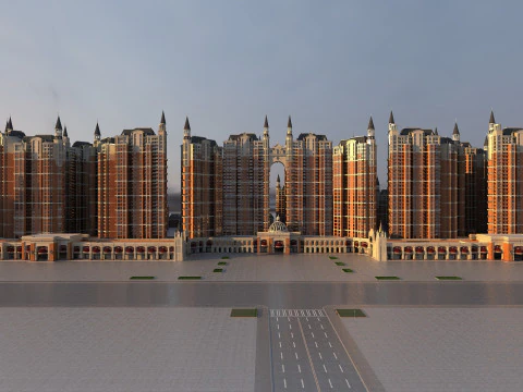 Urban building 3D Model