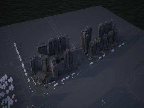 Urban building 3D Model